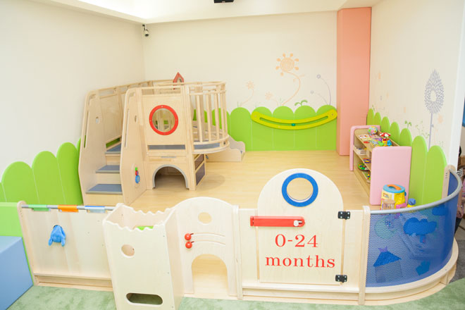 二樓有一個0-2歲專用的寶寶區